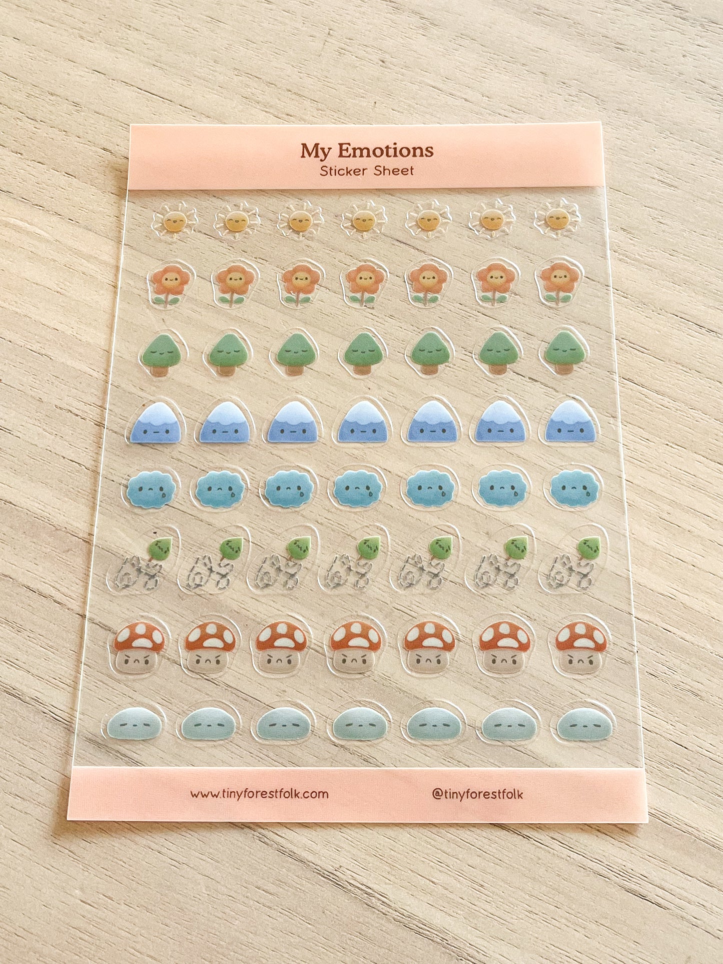 Emotions Sticker Sheet