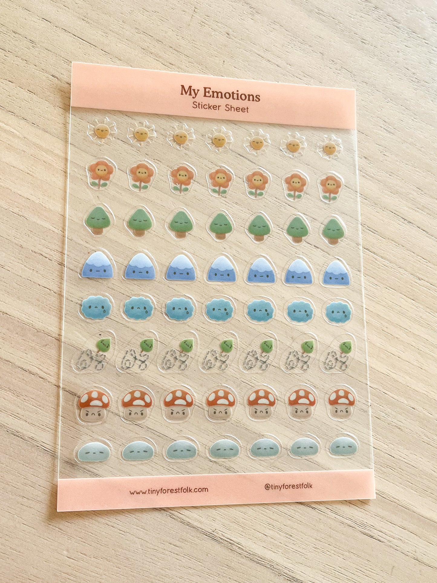 Emotions Sticker Sheet