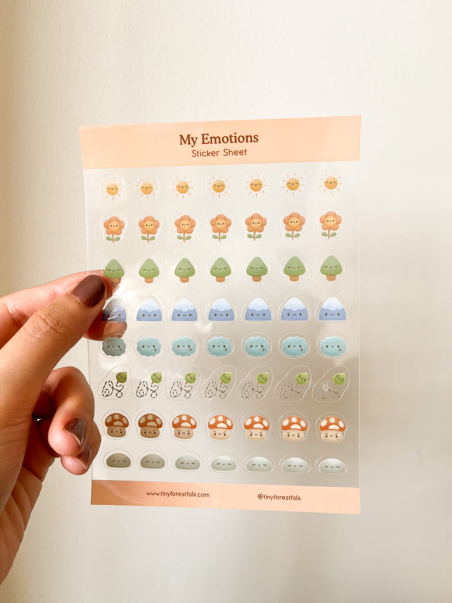 Emotions Sticker Sheet