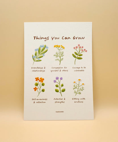 Things You Can Grow Art Print