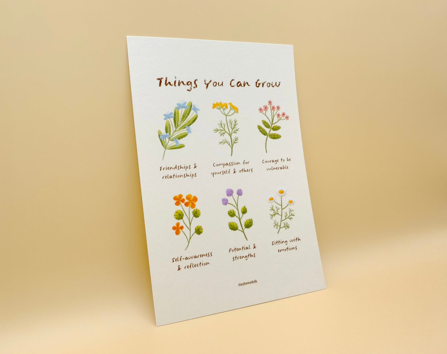 Things You Can Grow Art Print